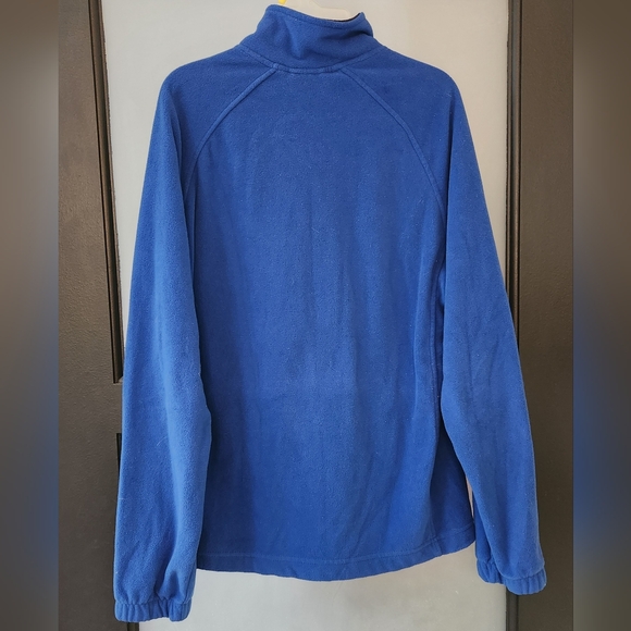 Men's Royal Blue Full Zip Starter Fleece Size Small - Picture 2 of 3